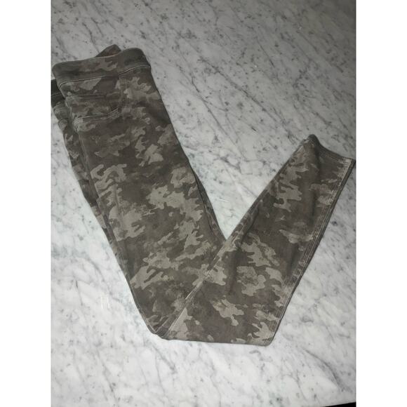 Spanx Womens Pants Small Gray Camo Stretch Skinny Jegging Slimming 19422 - Picture 7 of 9
